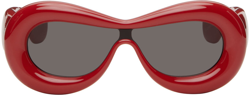LOEWE Red Inflated Mask Sunglasses