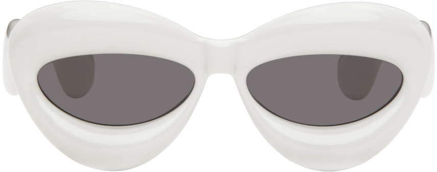 LOEWE Gray Inflated Cat-Eye Sunglasses