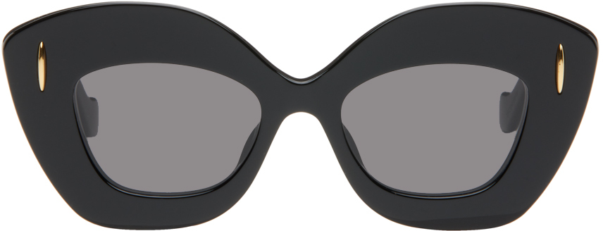 Black Retro Screen Sunglasses