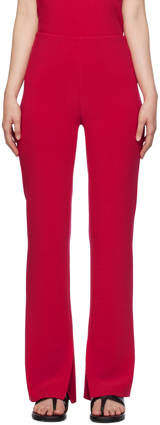 【関税込み】Birrot ピンク Lay2 ストレートパンツ Pink Lay2 Straight Trousers by Birrot on Sale