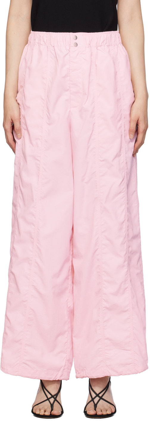 Birrot Pink Giwa Trousers In Powder Pink