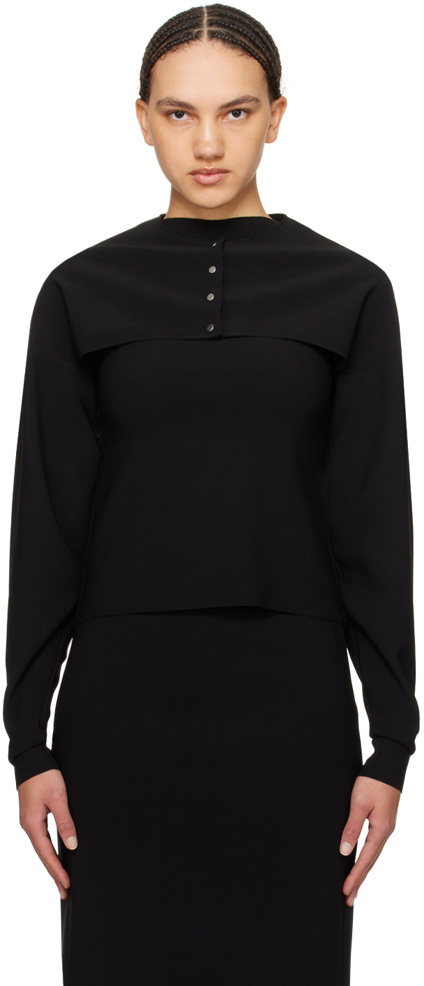 Birrot: Black Lay2 Cardigan | SSENSE