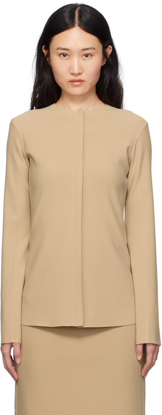 Taupe Lay2 Blouse