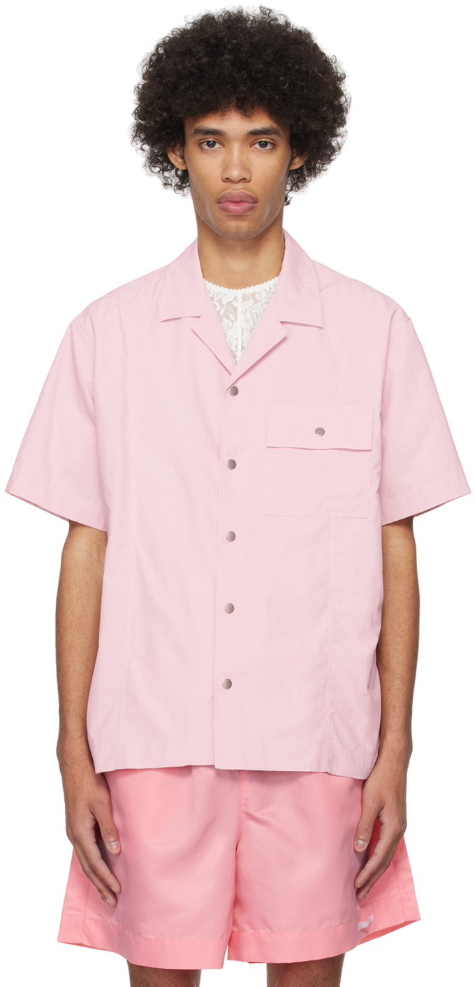 Birrot Pink Giwa Shirt In Powder Pink