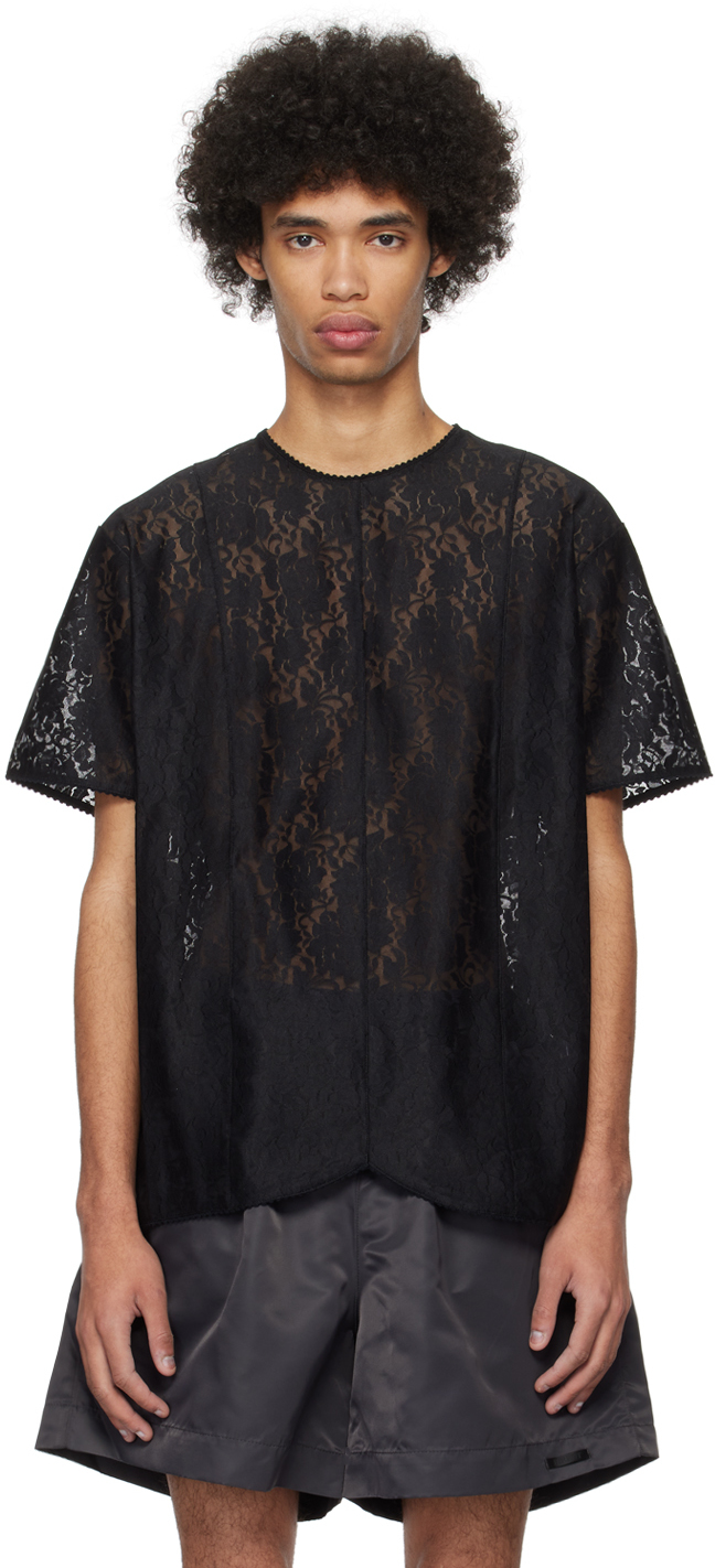 【関税込み】Birrot ブラック Rose トップス Birrotのブラック Rose トップスがセール中