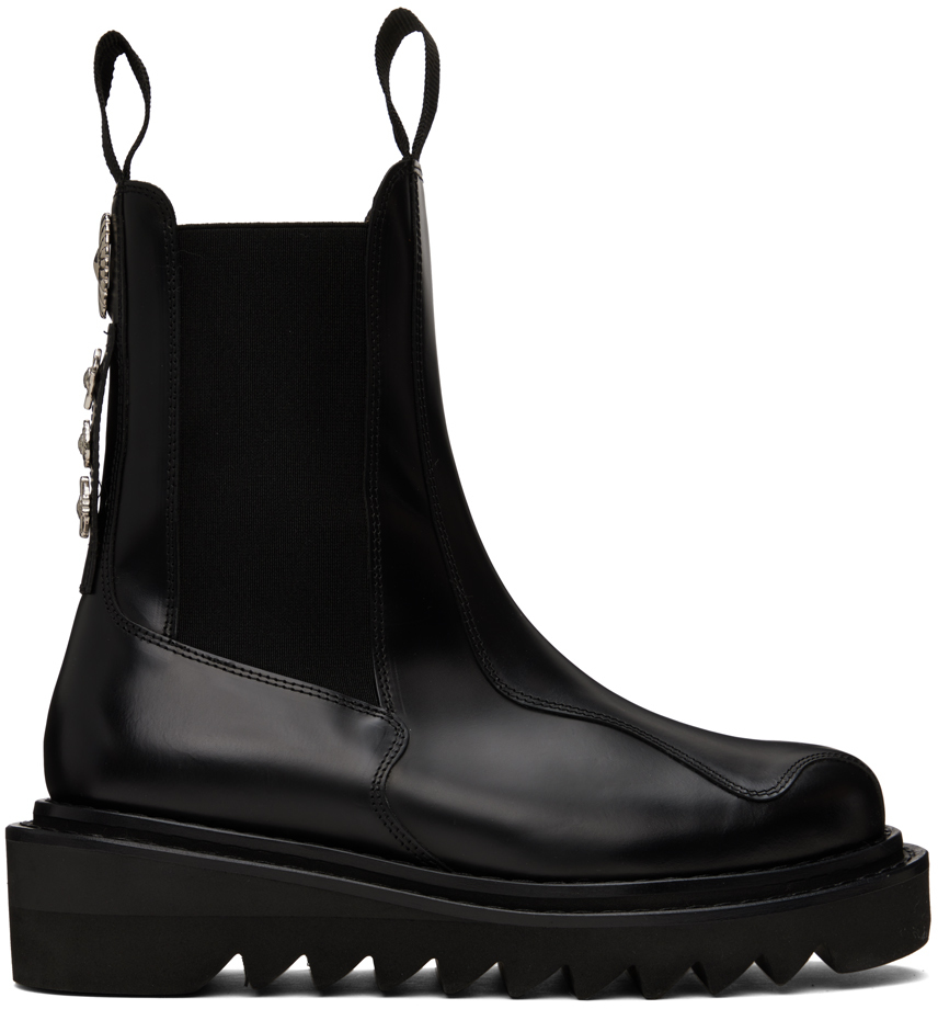 Toga Virilis SSENSE Exclusive Black Chelsea Boots SSENSE