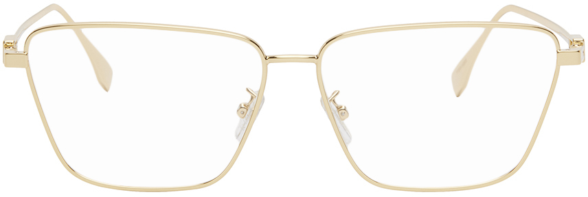 Fendi gold frame outlet glasses