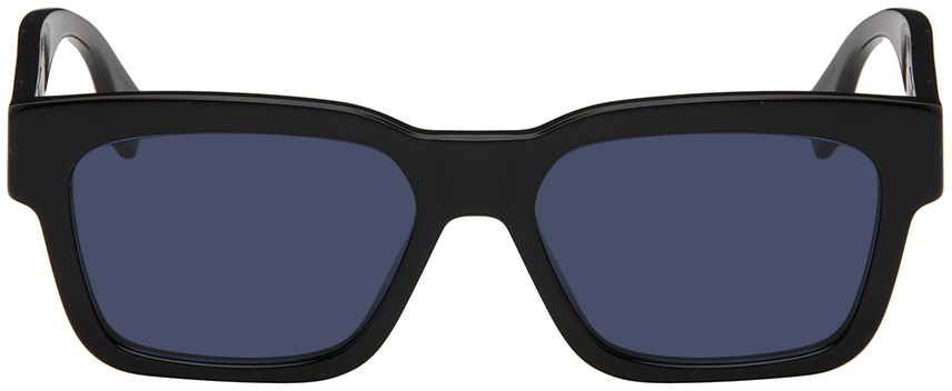 Fendi Black O'lock Sunglasses In 01v Shiny Black /blu