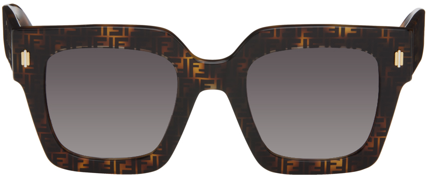 Fendi Tortoiseshell Fendi Roma Sunglasses