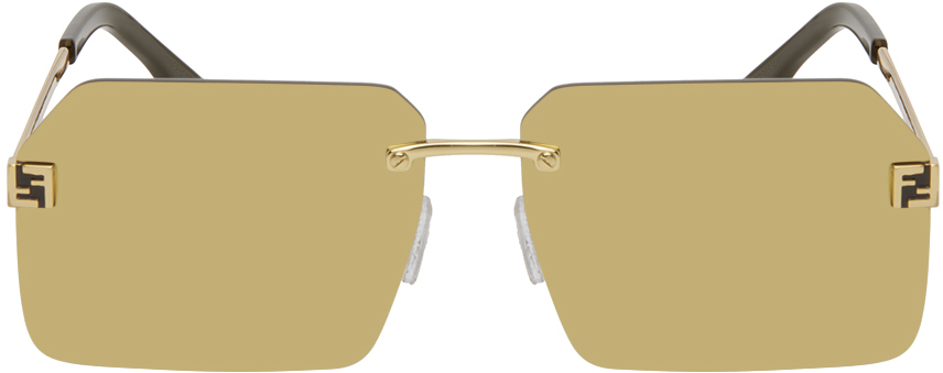 Fendi Gold Sky Sunglasses