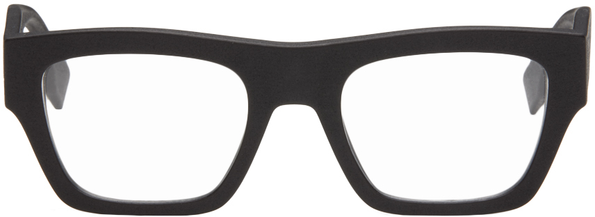 Fendi Black Shadow Glasses In Matte Black