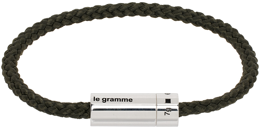 Khaki 'Le 7g' Nato Cable Bracelet