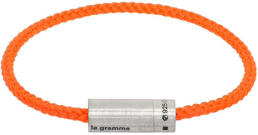 Orange 'Le 7g' Nato Cable Bracelet