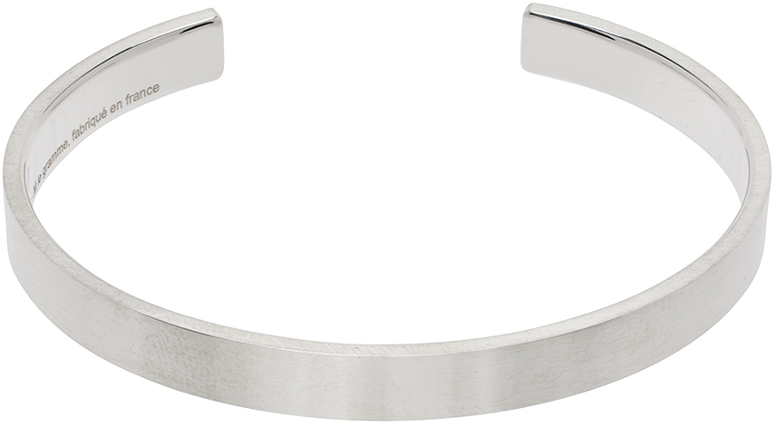 Silver 'Le 21g' Ribbon Bracelet