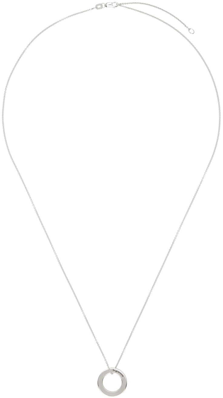 Le Gramme Silver Round 'le 2.5g' Necklace