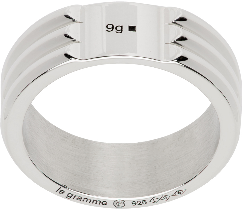 Silver 'Le 9g' Gordon Ring