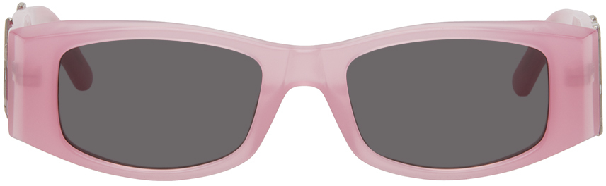 Palm Angels Pink Angel Sunglasses In Pink Dark Grey
