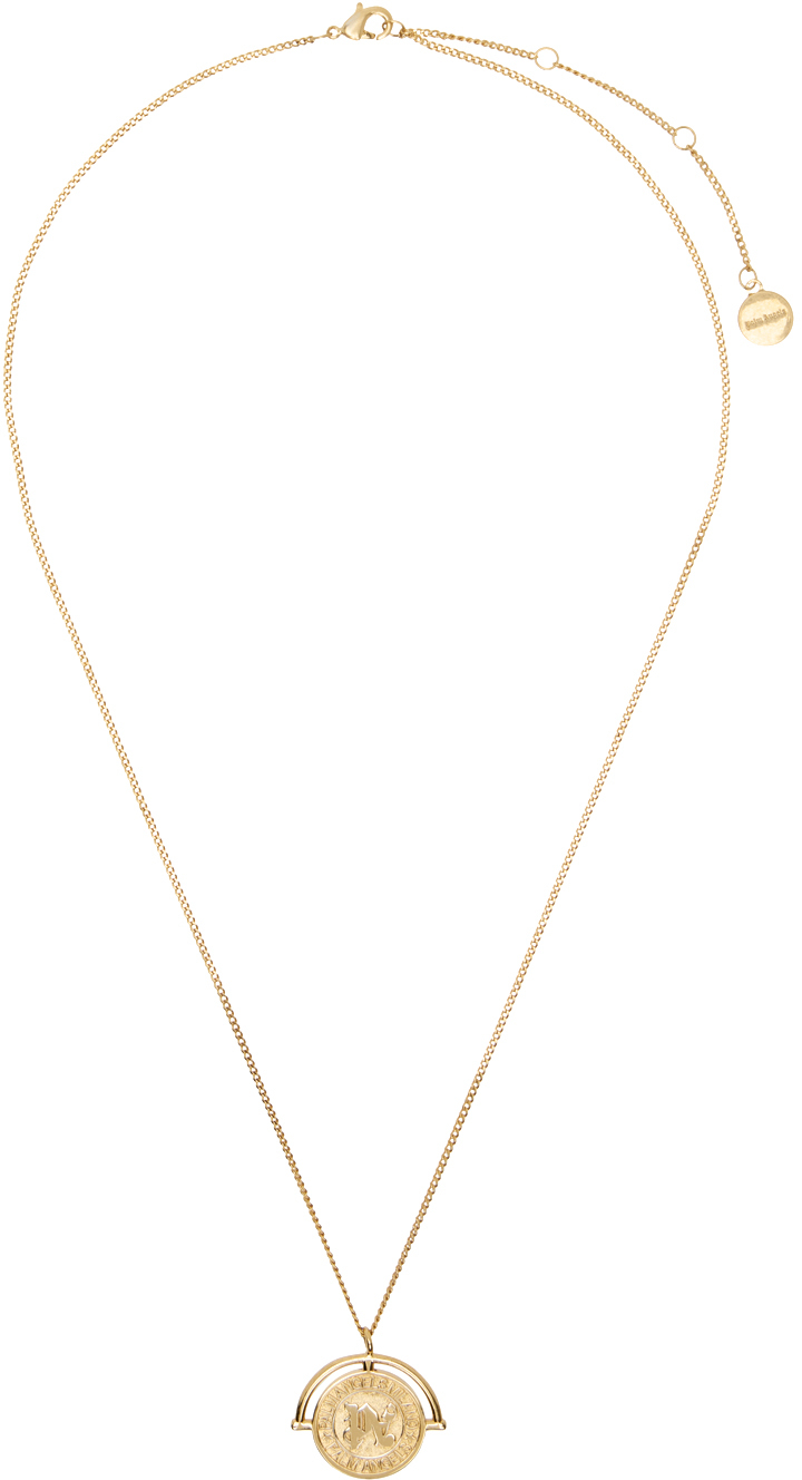 Gold Monogram Chevalier Necklace