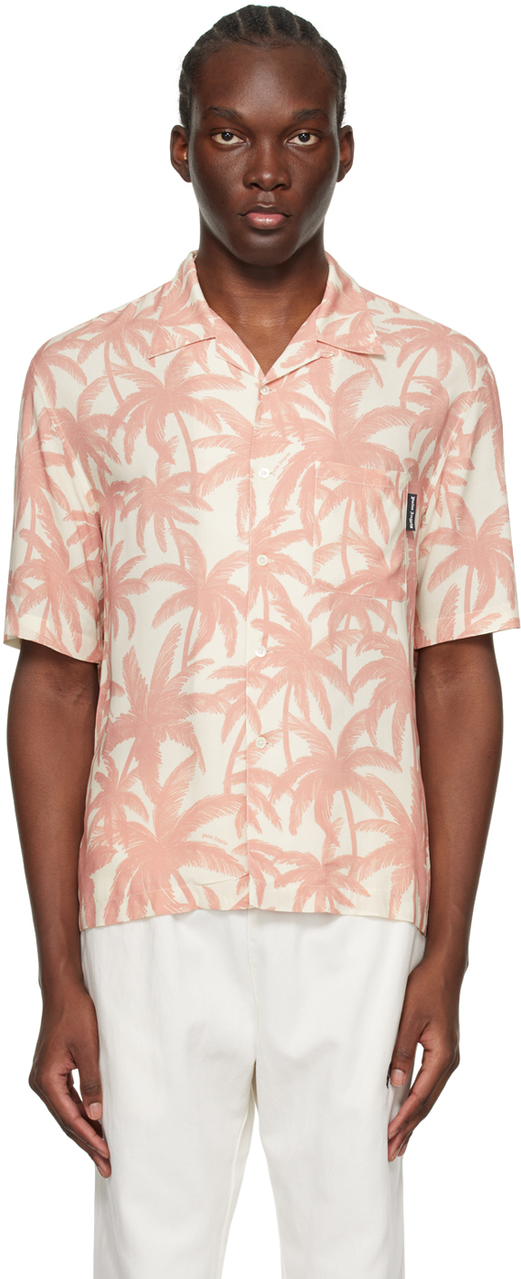 Palm Angels Off-White Palms Allover Shirt