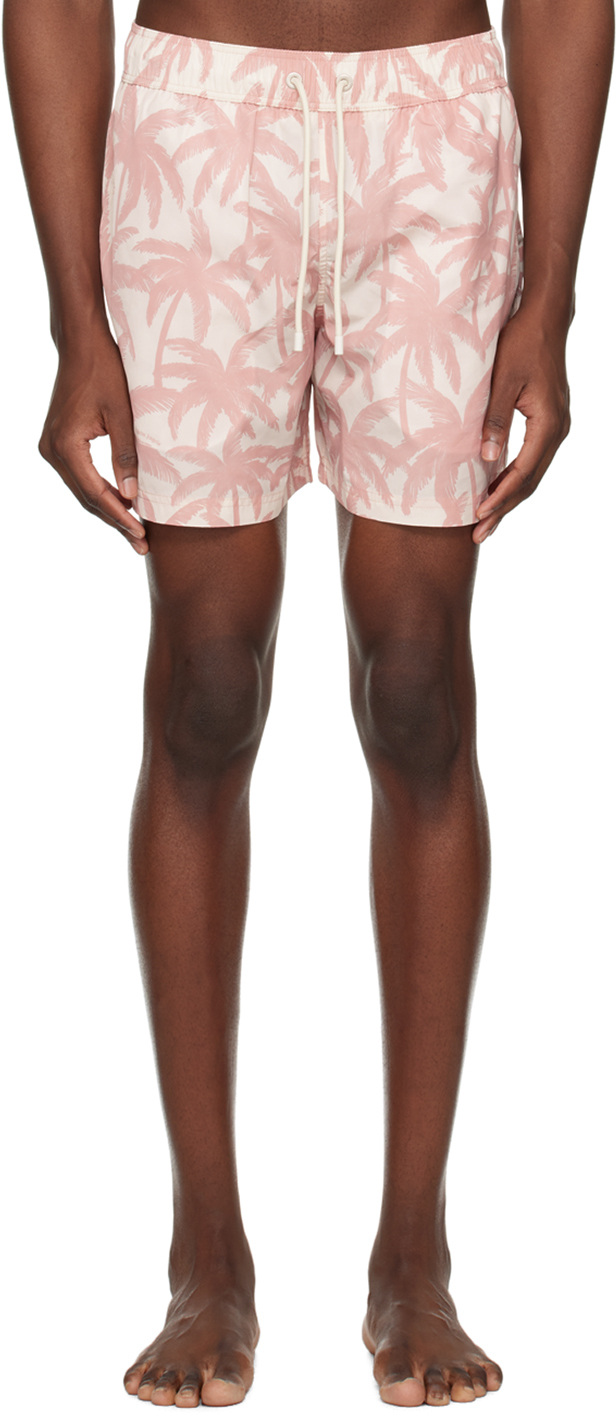 Palm Angels Off-white Palms Allover Swim Shorts