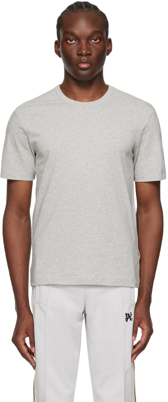 College Muscle T-shirt in neutrals - Palm Angels® Official