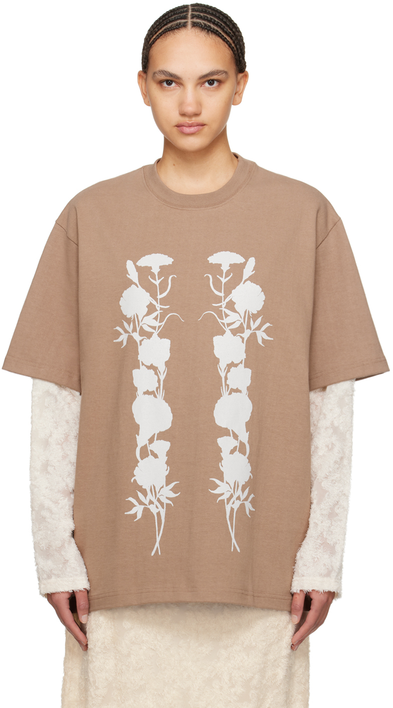 Off white cherry blossom tee hotsell