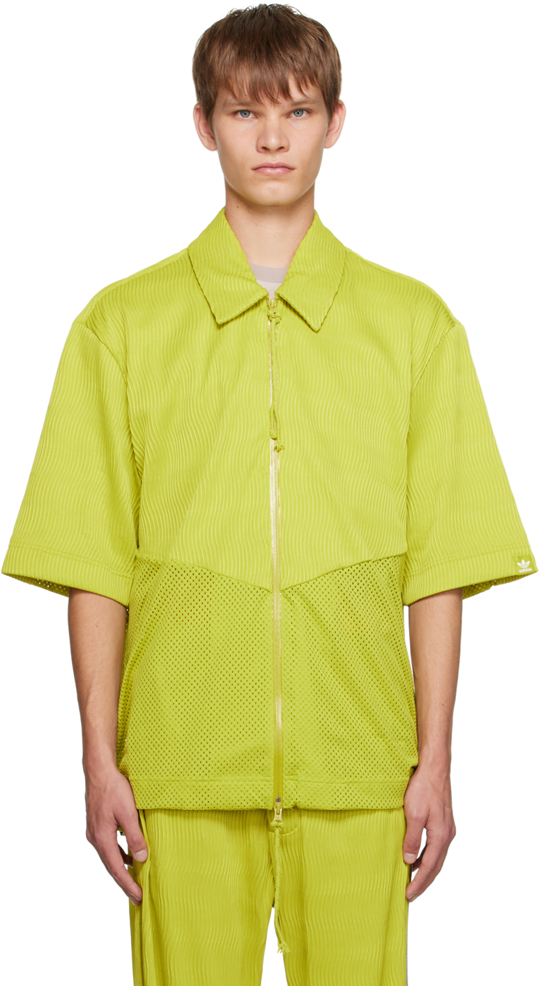 Shop Song For The Mute Yellow Adidas Originals Edition Shirt In Unity Lime