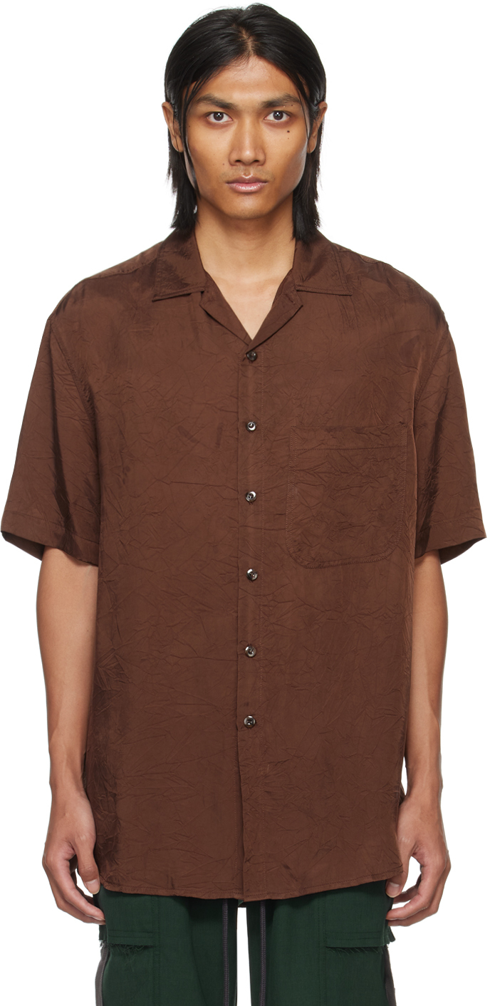 Song For The Mute Brown Oversized Shirt