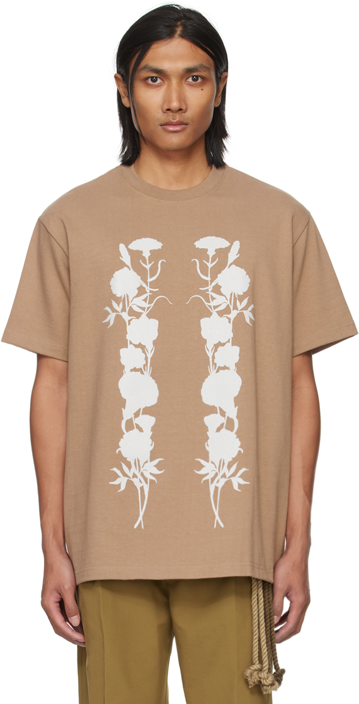 【関税込み】Song for the Mute ピンク Dusty Foliage Tシャツ Song for the Muteのピンク Dusty Foliage Tシャツがセール中