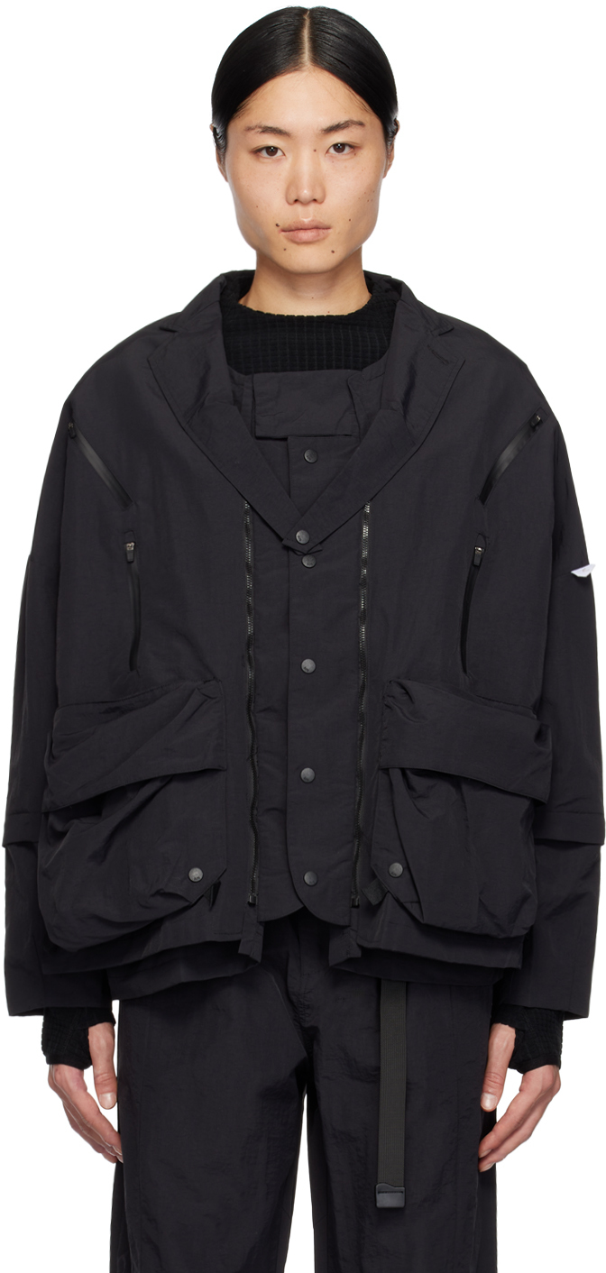 Black Layered Jacket