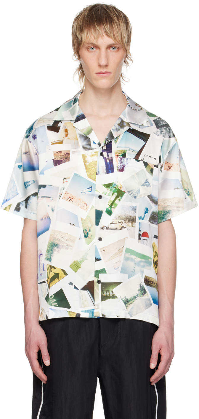 Shop Rta Multicolor Printed Shirt In Photo Collage