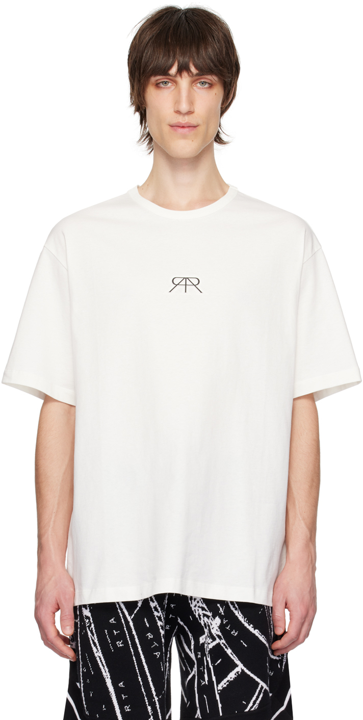 Shop Rta White Embossed T-shirt