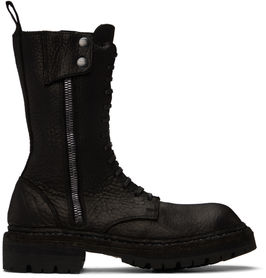 Shop Guidi Black Stylezeitgeist Edition Er01v Boots In Blkt