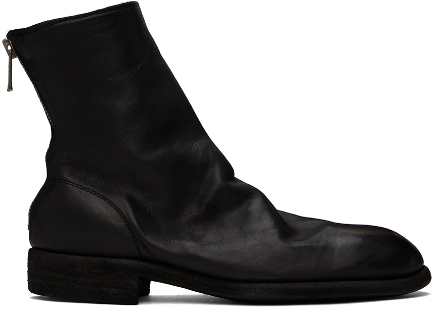 Shop Guidi Black 986 Boots In Blkt