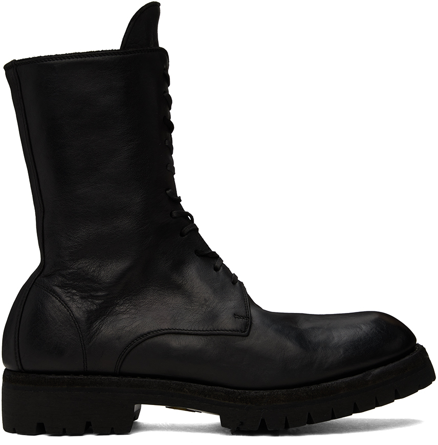 Shop Guidi Black 791v Boots In Bklt
