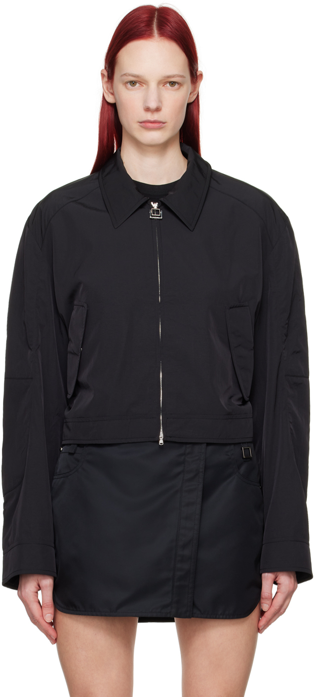 Black Tab Jacket by WOOYOUNGMI on Sale