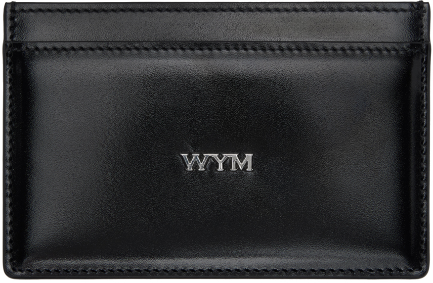 Wooyoungmi Black Hardware Card Holder In 611b Black
