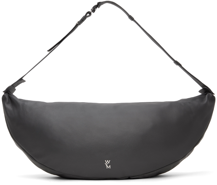 Wooyoungmi Gray Large Moon Bag In 633g Grey