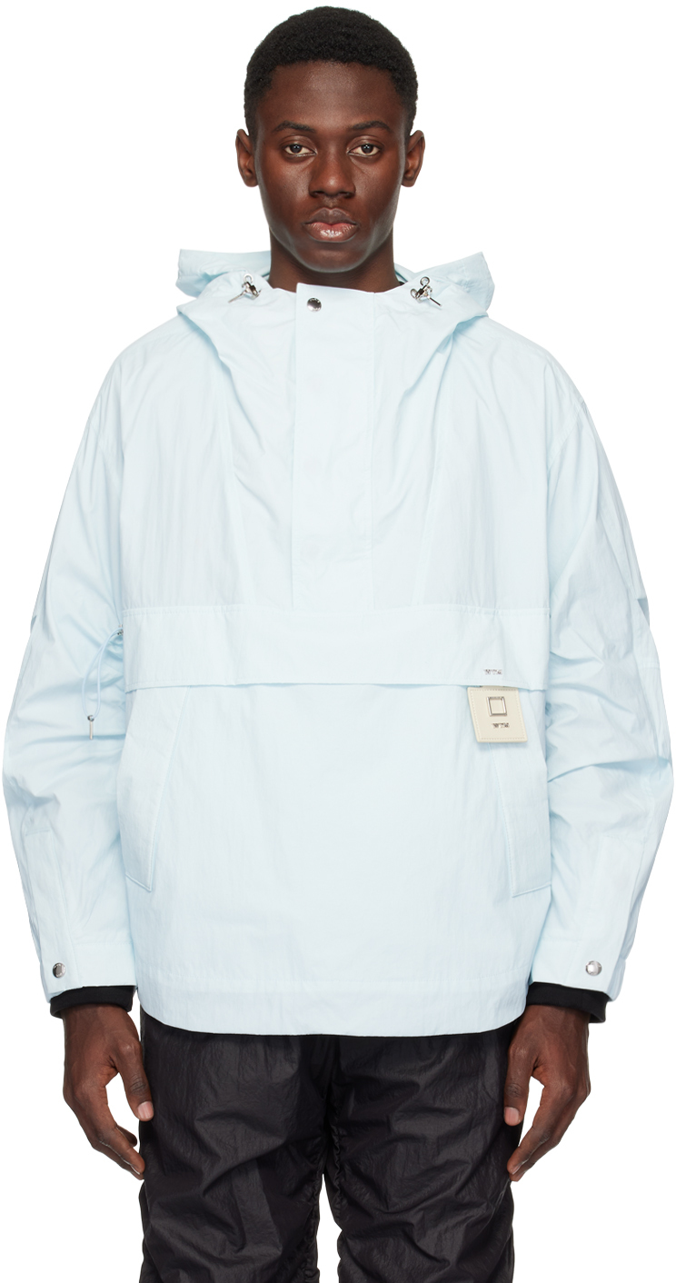 Wooyoungmi Blue Drawstring Jacket In 935l Blue