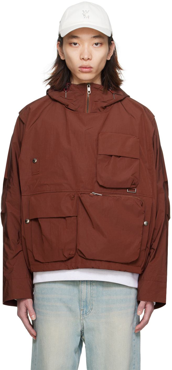 Wooyoungmi Red Multi-pocket Jacket In 938r Red
