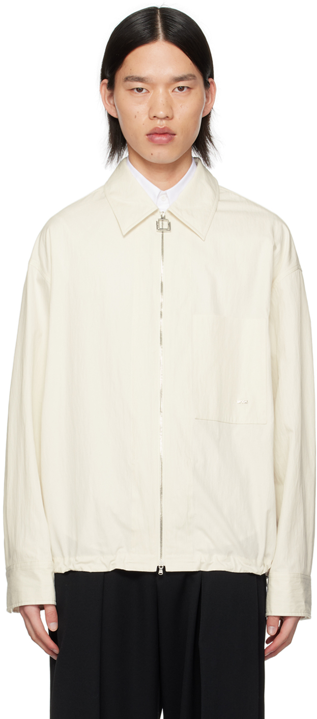 Off-White Zip Up Shirt