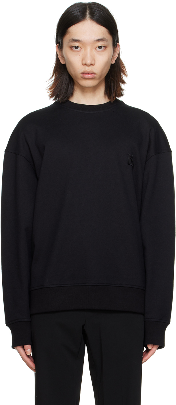 Shop Wooyoungmi Black Luminous Jellyfish Sweatshirt In 736b Black
