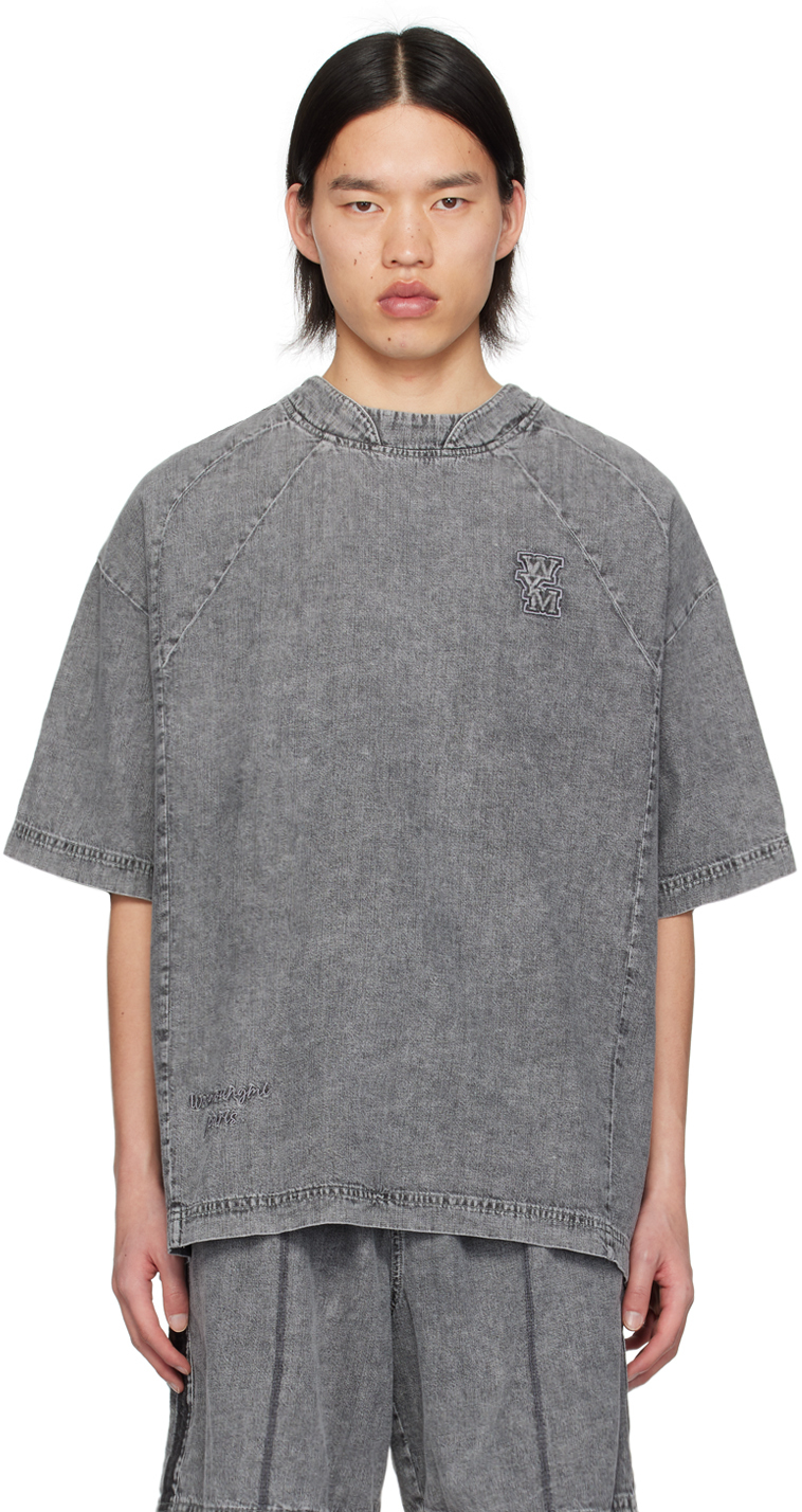 【関税込み】WOOYOUNGMI グレー フェード Tシャツ WOOYOUNGMIのグレー フェード Tシャツがセール中