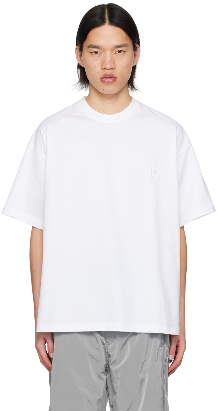 WOOYOUNGMI: White Luminous Jellyfish T-Shirt | SSENSE