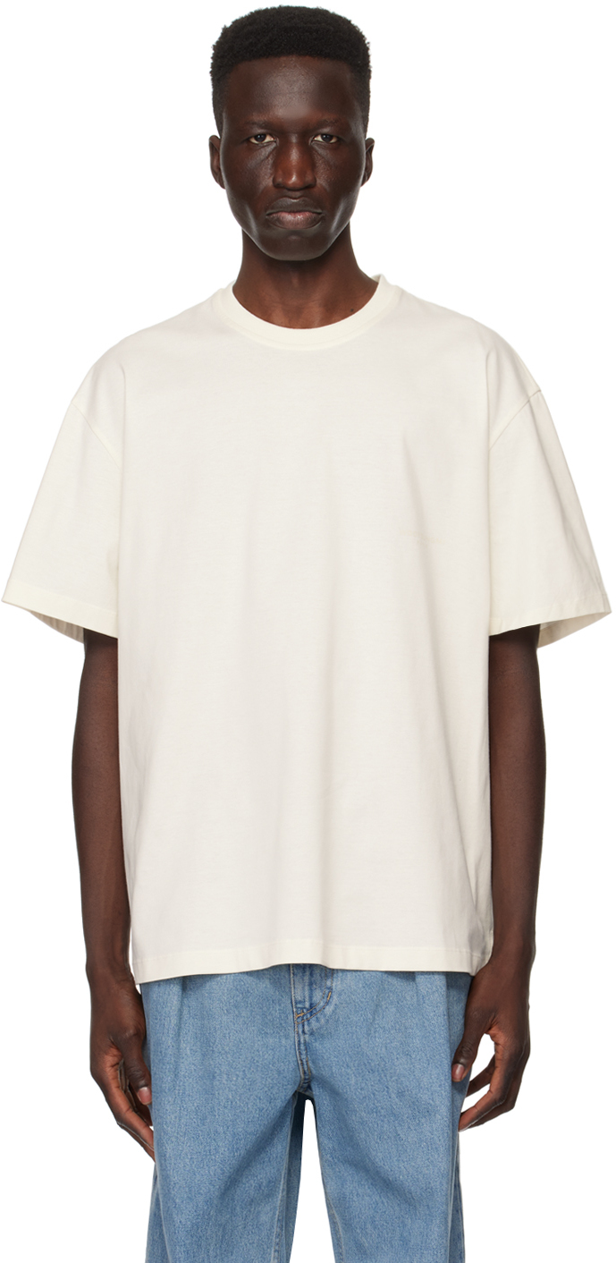 Off-White Printed T-Shirt by WOOYOUNGMI on Sale