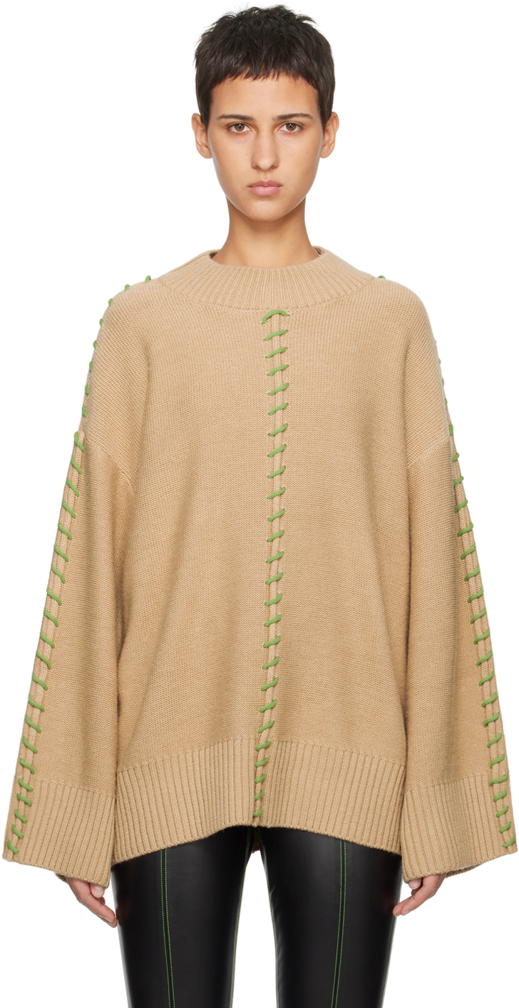 Simonmiller Beige Leith Sweater In Milkyway