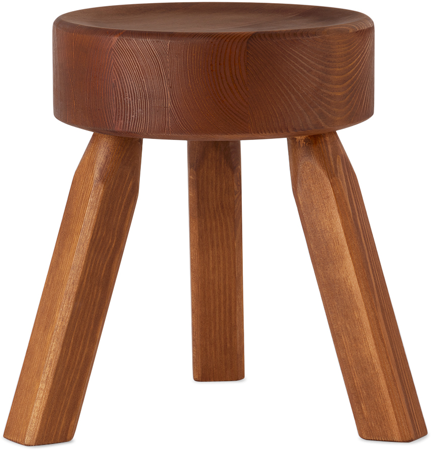 Frama Brown Aml Stool In Pine