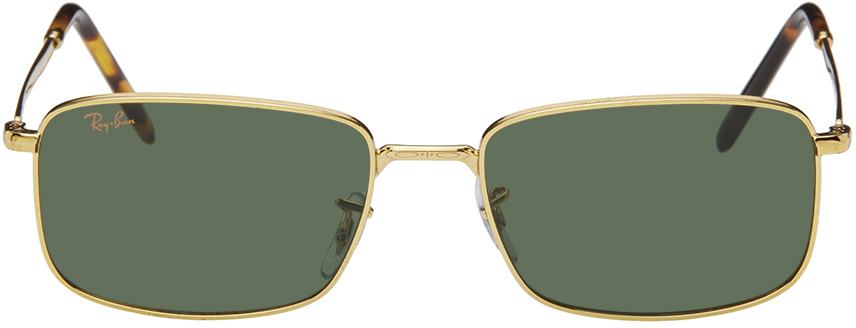 Ray Ban Gold Rb3717 Sunglasses In 919631