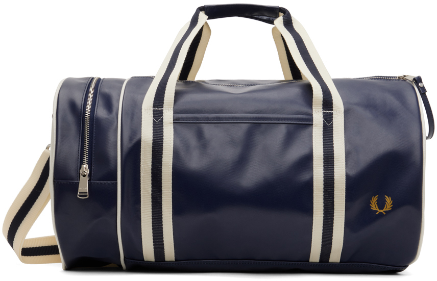 Fred Perry Classic Barrel Bag In Navy