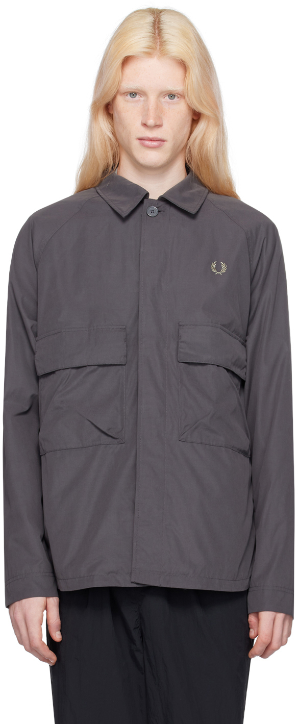 Louis Vuitton Mens LOUIS VUITTON Monogram Embossed Utility Jacket
